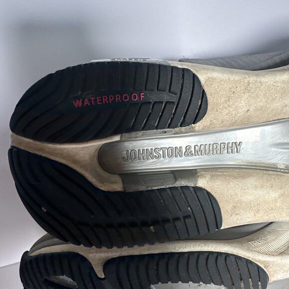 TR1 LUXE MEN'S SHOES SIZE 10 M GRAY NUBUCK LACE UP Johnston & Murphy - Picture 6 of 8